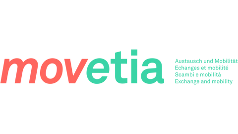 il logotype da movetia cun la byline: exchange and mobility SENZA RUMANTSCH!!!!