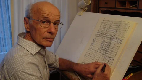 Gion Antoni Derungs mit Noten