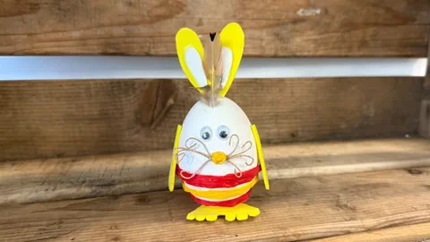 Basteln mit Kinder, Ostern, Osterhase