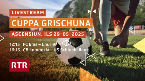 Hinweis auf den Livestream des Finals des Bündner Fussballcups am 29. Mai