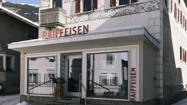 Filiala da banca Raiffeisen.