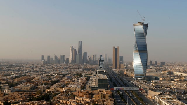 panorama da la capitala saudita Riad