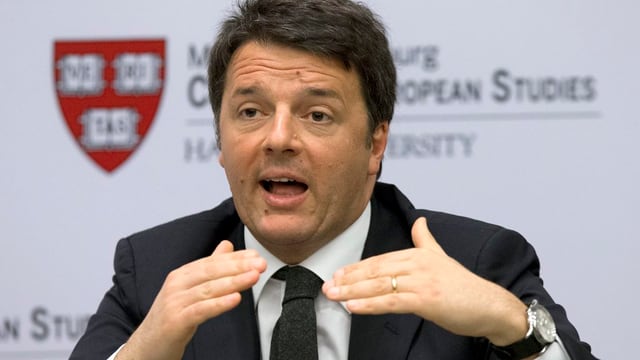 Il primminister talian Matteo Renzi