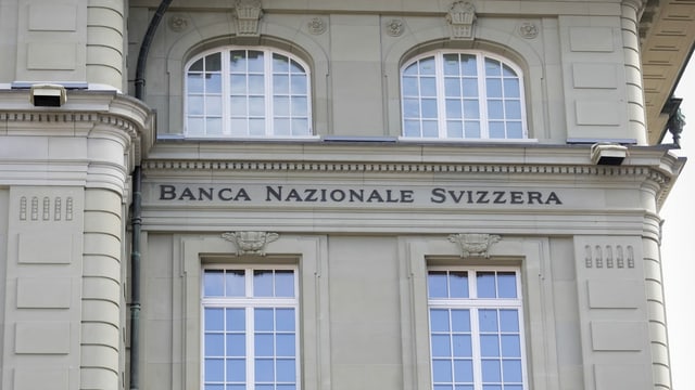 Bajetg da la Banca naziunala a Berna.