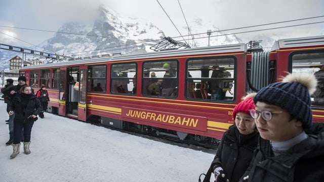 Purtret da la Jungfraubahn. 