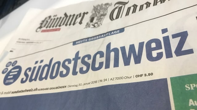 Purtret dal Bündner Tagblatt e da la Südostschweiz. 