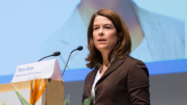 Petra Gössi, presidenta da la PLD svizra.