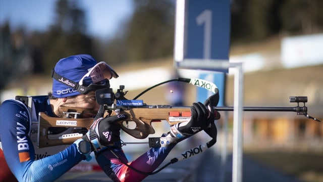 Biatlon: Eligius Tambornino da Trun na ceda anc betg