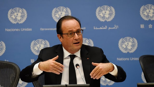 il president da la Frantscha, François Hollande, discurra