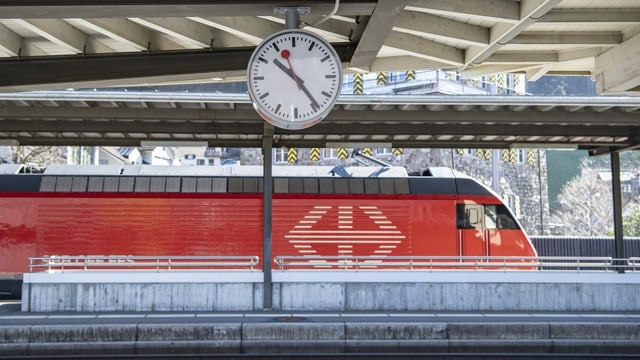 Corona: point de presse - SBB: Bler pli pauc traffic