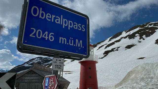La tabla dal pass Alpsura 2046 m.s.m 