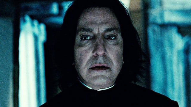Il professur Severus Snape giugà da Alan Rickman en il film da Harry Potter