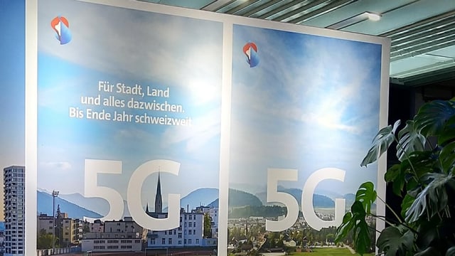 Bunura: 5G en l'entira Svizra – ils plans da la Swisscom