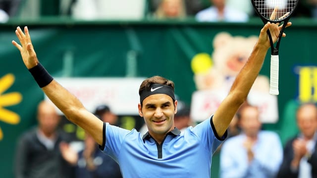 Victoria per Roger Federer a Halle.