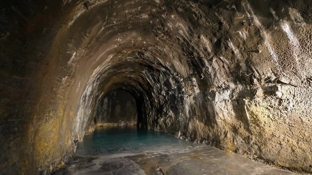 Mezdi: Tunnel da l'Alvra – Las lavurs dal tunnel s'avanzan