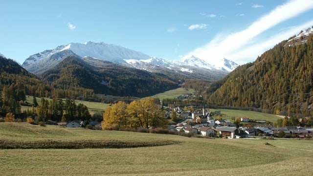 Vista da Sta. Maria en la Val Müstair.