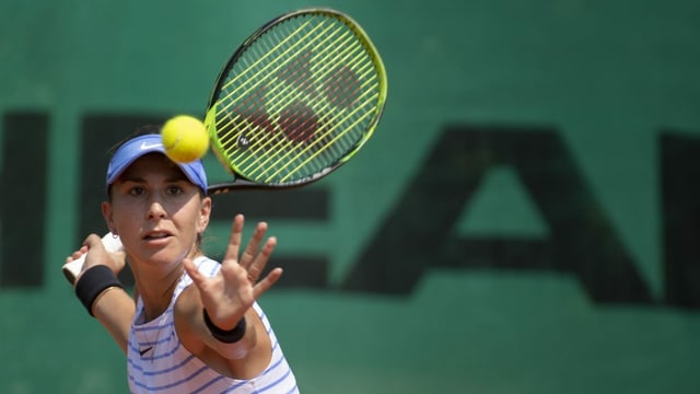 Belinda Bencic durant dar tennis