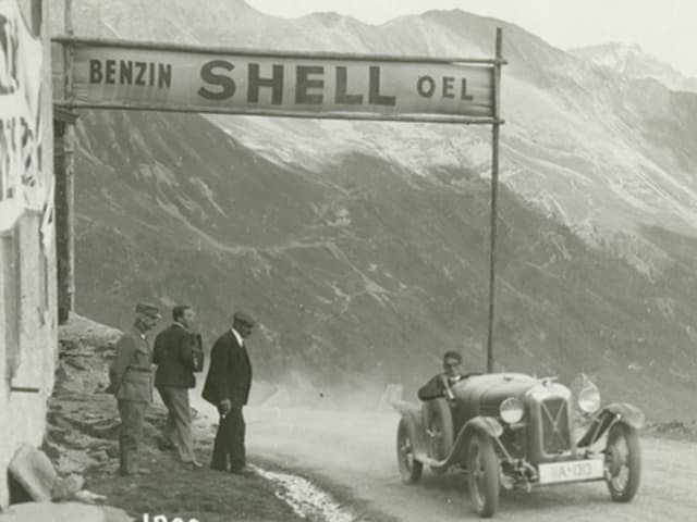 Fotografia da l'emna d'automobilitad San Murezzan 1929/1930