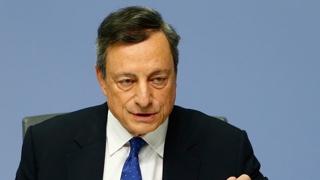 Mario Draghi da la Banca centrala europeica