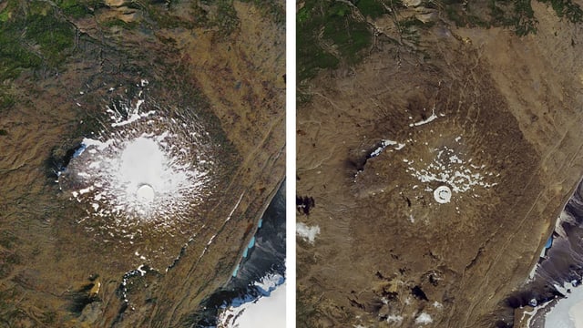 maletg d'in glatscher, l'onn 1986 ed il 2019 maletg d'in glatscher, l'onn 1986 ed il 2019