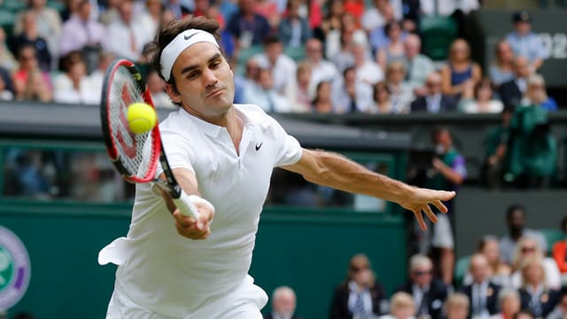 Roger Federer al Wimbledon.