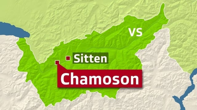Chamoson sa chatta tranter Sion/Sitten e Martigny/Martinach. Chamoson sa chatta tranter Sion/Sitten e Martigny/Martinach.