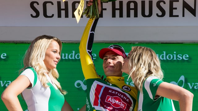 Il victur dal Tour de Suisse Simon Spilak.