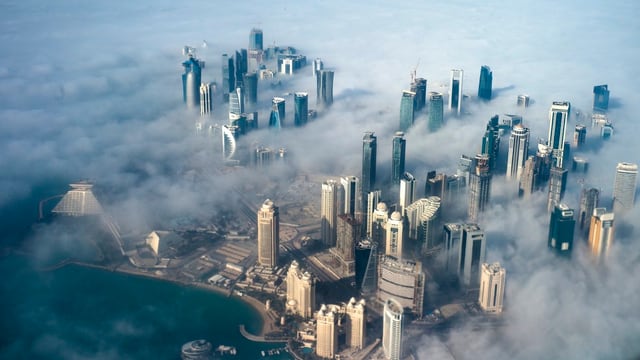 La skyline da la chapitala Doha.