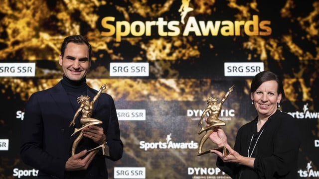 Roger Federer e Vreni Schneider.