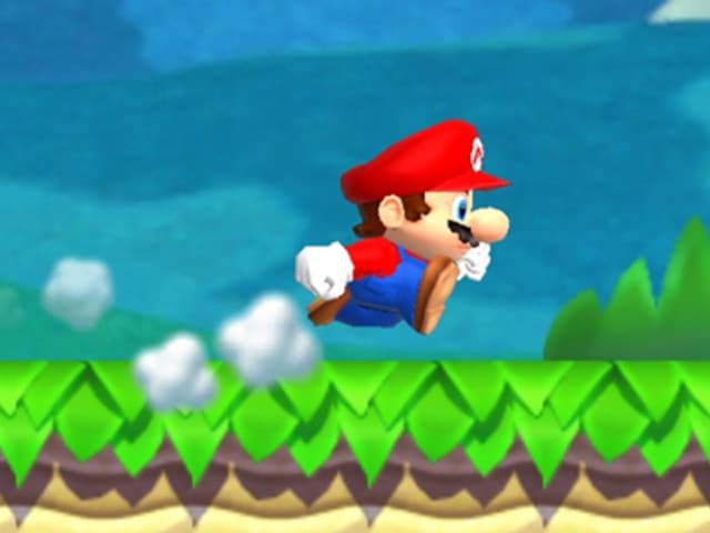 La figura da gieus da computer Super Mario.