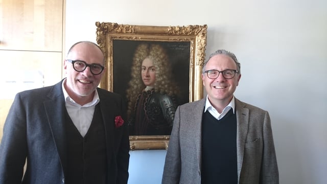Jürg Schmid (san.) e Martin Vincenz han visità las organisaziuns da turissem da la Surselva. Jürg Schmid (san.) e Martin Vincenz han visità las organisaziuns da turissem da la Surselva.