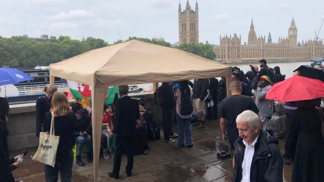 Impressiuns da Londra avant che la bara da la Queen arriva part 1