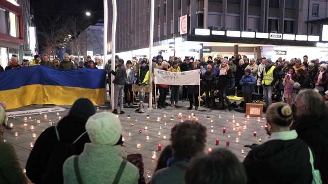 Acziun da solidaritad per l'Ucraina a Cuira