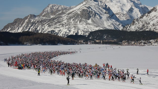 Maraton da skis engiadinais.