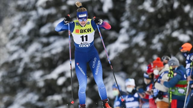 Nadine Fähndrich a las cursas da Tavau Nordic. Nadine Fähndrich a las cursas da Tavau Nordic.