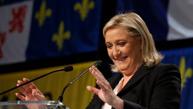 Marine Le Pen manadra dal Front National. 
