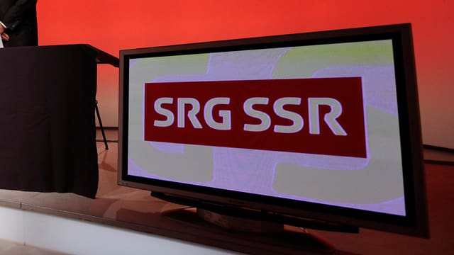 Purtret dal logo da l'SRG SSR.