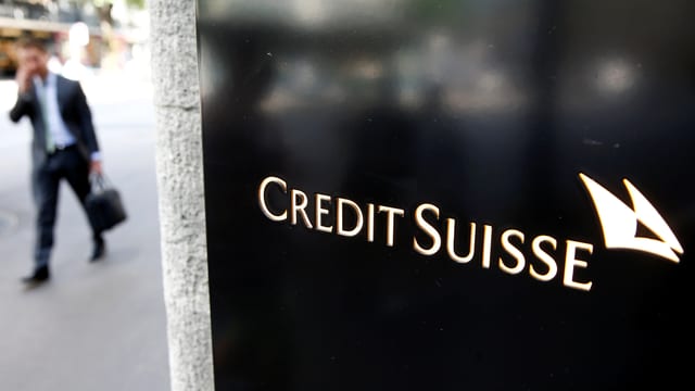 Logo da la banca Credit Suisse.