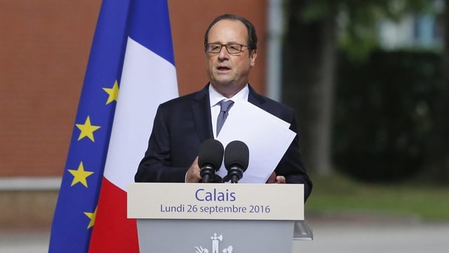 Hollande durant ina conferenza da pressa. 