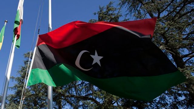 La bandiera da la Libia. La bandiera da la Libia.