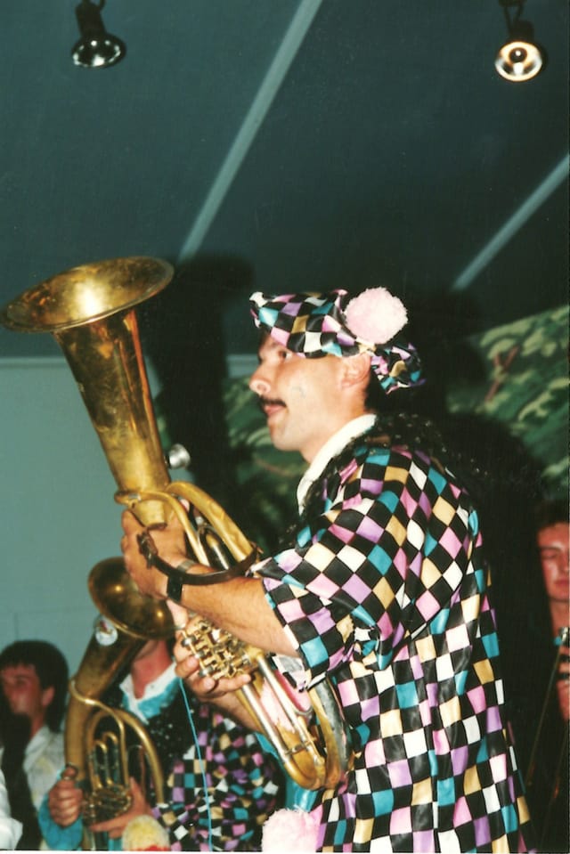 Eugen Monn cun Las Zoclas il 1994.