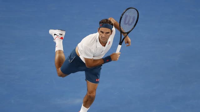 Roger Federer en acziun cunter Fritz.