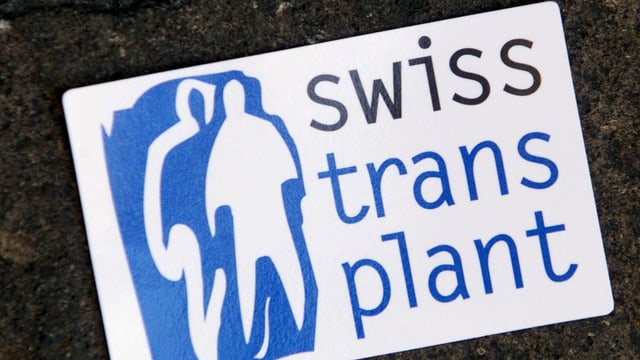 Il logo da Swisstransplant. 