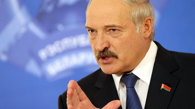 Lukaschenko en posa da persvasiun