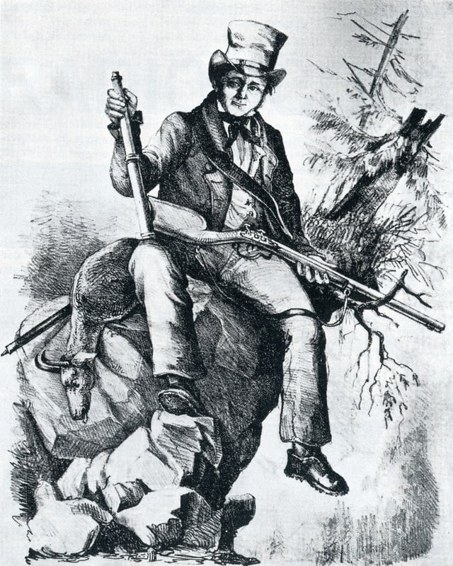 Colani in vestgieu da dumengia ed il schluppet a duas channas Colani in vestgieu da dumengia ed il schluppet a duas channas