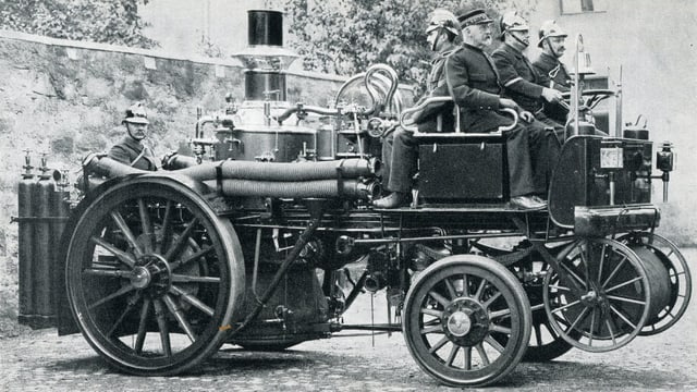 Pumpa a vapur sin automobil, 1905