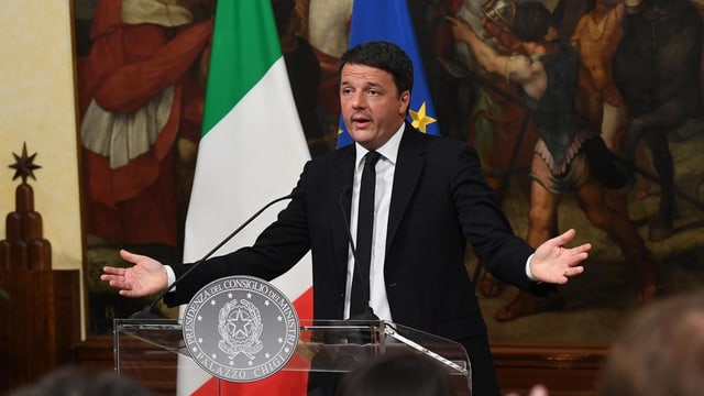 Purtret da Matteo Renzi.