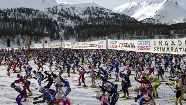 Maraton da skis engiadinais - partenza