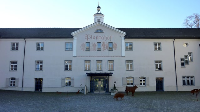 L'entrada dal Plantahof a Landquart.