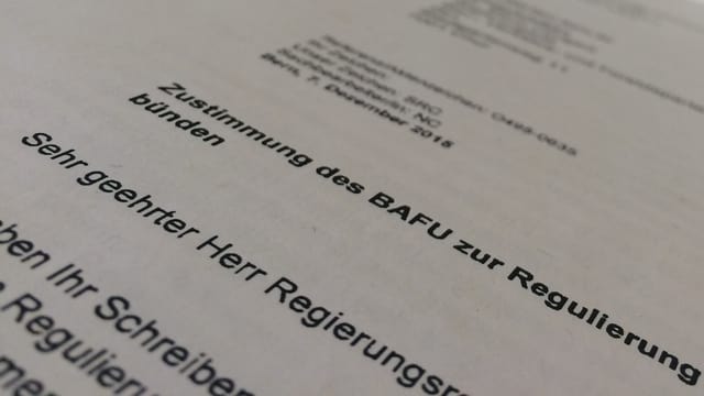 La charta correpundenta da Berna.